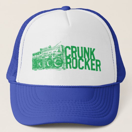 Lil Jon "Crunk Rocker Boombox Green" Trucker Pet (Voorkant)