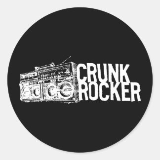 Lil Jon "Crunk Rocker Boombox White" Ronde Sticker