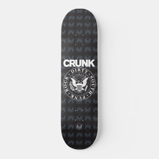 Lil Jon "Crunk Seal" Black Skateboard (Voorkant)