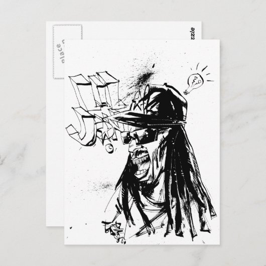 Lil Jon "Samenwerking door Jim Mahfood en Lil Jon" Briefkaart (Voorkant / Achterkant)