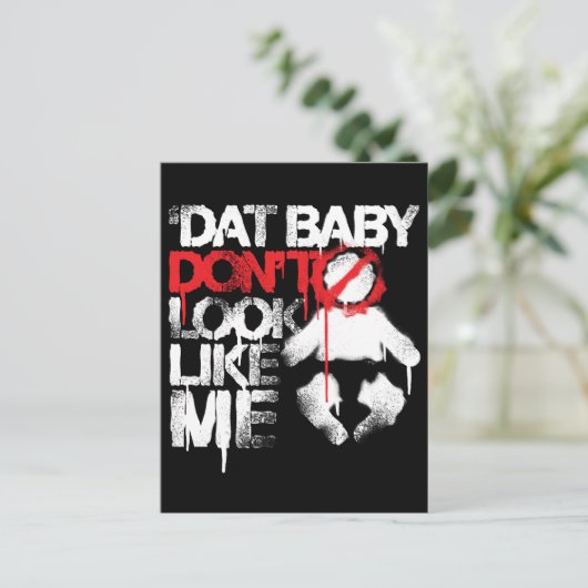 Lil Jon "Shawty Putt- dat Baby er niet zo uit ziet Briefkaart (Staand voorkant)