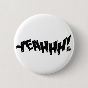 Lil Jon "Yeeeah!" Zwart Ronde Button 5,7 Cm