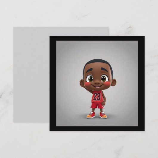 Lil Jordan Bedankkaart (Voorkant / Achterkant)