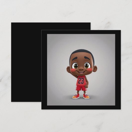 Lil Jordan Kaart (Voorkant / Achterkant)