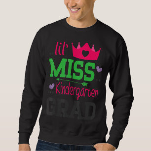 Lil juffrouw Kindergarten Afstudeerder Afgelopen d Trui
