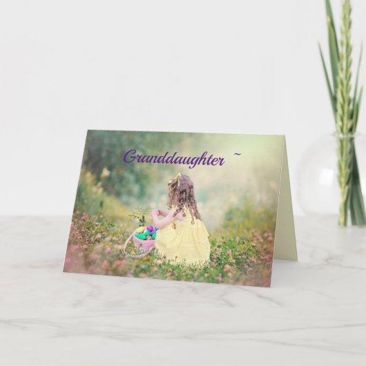 LIL KLEINDOCHTER PASEN KAART (Voorkant)