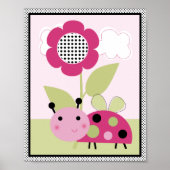 Lil Ladybug met Polka Dots #2 Nursery Art Poster (Voorkant)