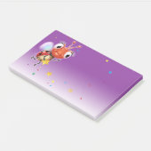 Lil Ladybug paarse fade brede Post-it notitieblok Post-it® Notes (Schuin)