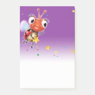 Lil Ladybug paarse fade Post-it notitieblok Post-it® Notes