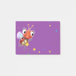 Lil Ladybug paarse Post-it notitieblok Post-it® Notes