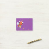 Lil Ladybug paarse Post-it notitieblok Post-it® Notes (Op bureau)