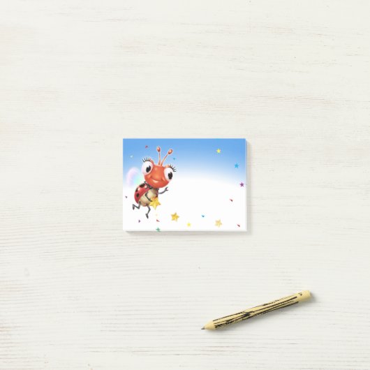 Lil Ladybug Post-it notitieblok Post-it® Notes (Op bureau)