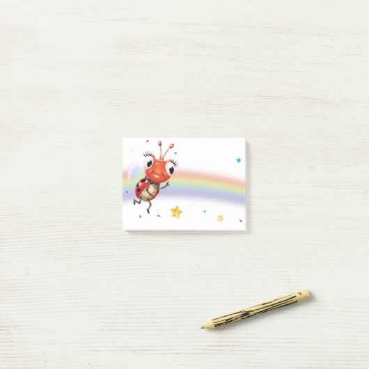 Lil Ladybug Post-it notitieblok Post-it® Notes (Op bureau)