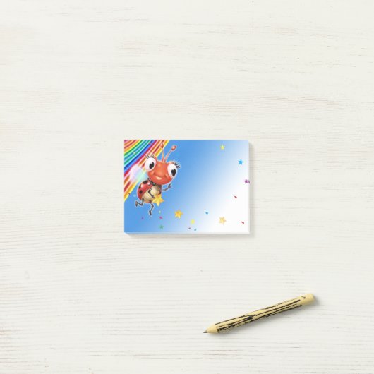 Lil Ladybug regenboogsterren Post-it notitieblok Post-it® Notes (Op bureau)