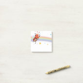 Lil Ladybug Regenboogvierkant Post-it notitieblok Post-it® Notes (Op bureau)