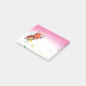 Lil Ladybug roze Post-it notitieblok Post-it® Notes (Schuin)