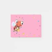 Lil Ladybug roze Post-it notitieblok Post-it® Notes (Voorkant)