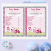 "Lil Ladybug with Polka Dots" Prijs is juist spel Flyer (Enkel)