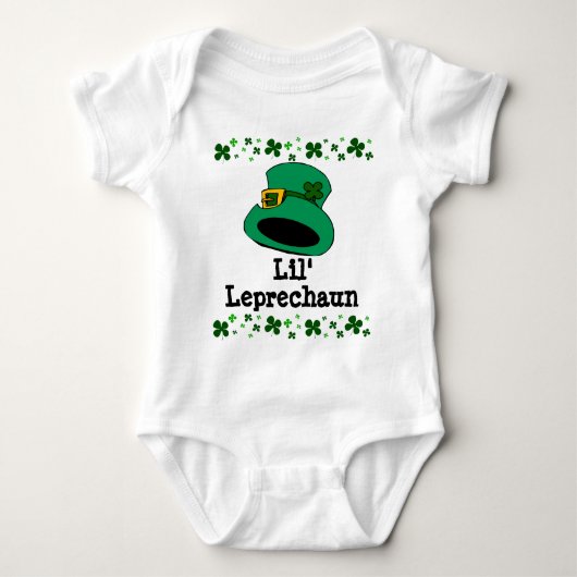 Lil' Leprechaun Baby Romper (Voorkant)