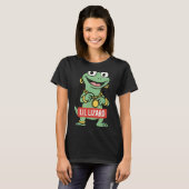 Lil Lizard Funny Lizard Trending Meme T-shirt (Voorkant volledig)