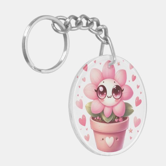 Lil' Love Flower Sleutelhanger (Voorkant Links)