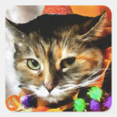 Lil Luv's Halloween Vierkante Sticker (Voorkant)