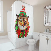 Lil Luv's Kerstdouchegordijn Douchegordijn (In situ)