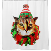 Lil Luv's Kerstdouchegordijn Douchegordijn (Voorkant)