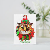 Lil Luv's platte kerstkaart (Staand voorkant)