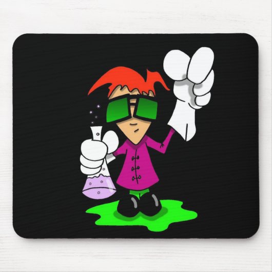 Lil Mad Scientist dark Muismat (Voorkant)