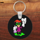Lil Mad Scientist Sleutelhanger (Voorkant)