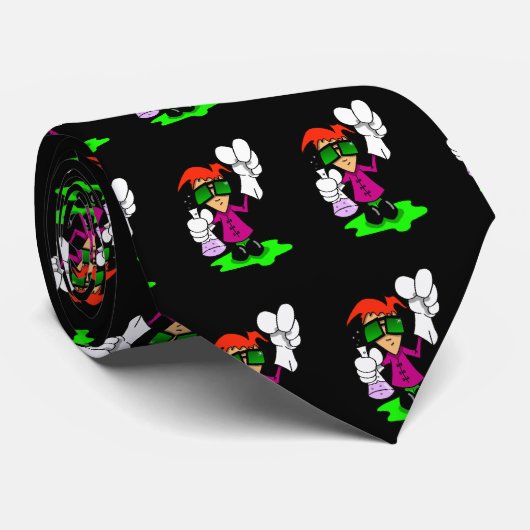 Lil Mad Scientist Stropdas (Opgerold)