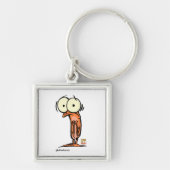 Lil' Maggot Square Sleutelhanger (Voorkant)