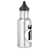 Lil' Man Mr. Mustache Roestvrij staal Waterfles (Links)