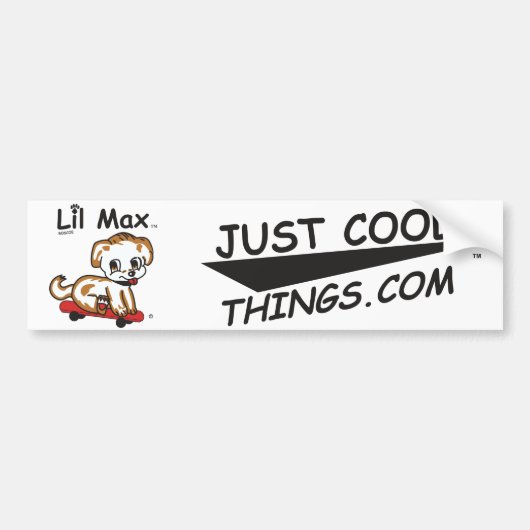 Lil Max Bumpersticker (Voorkant)