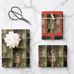 Lil Meisje met Doll Christmas Wrap Sheets Inpakpapier Vel<br><div class="desc">foto gebruikt meer dan 70 jaar oud. .</div>