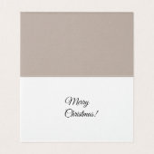  Lil meisje met pop op kerst Kaarten (Binnenkant ongevouwen)