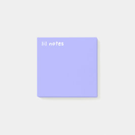 Lil merkt Paarse noten op Post-it® Notes