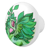 lil' Mint Herb Garden Dragon Keramische Knop (Rechts)