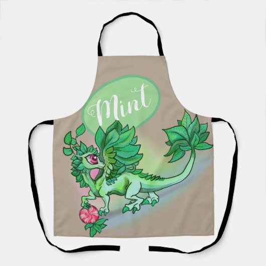 lil' Mint Herb Garden Dragon Schort (Voorkant)
