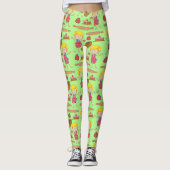 Lil Miss Baker (Bleek groen) Leggings (Voorkant)