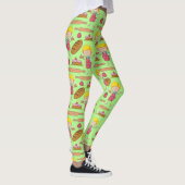 Lil Miss Baker (Bleek groen) Leggings (Rechts)