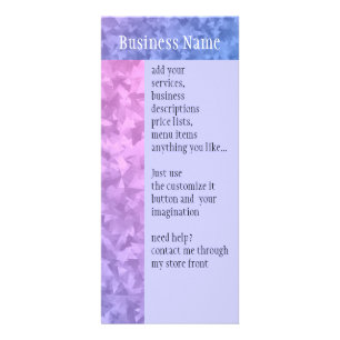 Lil Miss Claudia Rack Card Reclamekaart