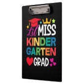 Lil Miss Kindergarten Afstudeerder Prek Afstuderen Klembord (Links)
