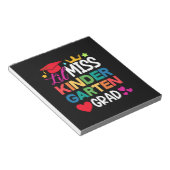 Lil Miss Kindergarten Afstudeerder Prek Afstuderen Notitieblok (Schuin)