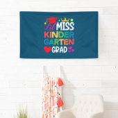 Lil Miss Kindergarten Afstudeerder Prek Afstuderen Spandoek (Insitu)