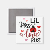 Lil Miss Love Bug Magneet (Voorkant / Achterkant)