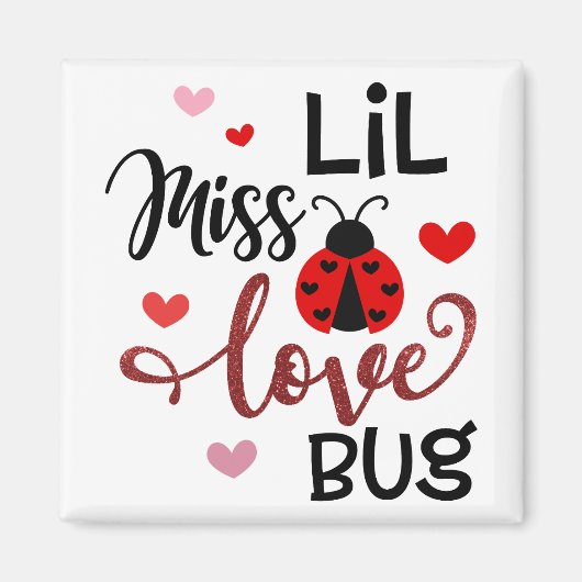 Lil Miss Love Bug Magneet (Voorkant)