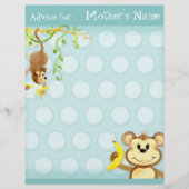 Lil Monkey, Boy Baby shower Advice (Voorkant)