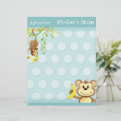 Lil Monkey, Boy Baby shower Advice (Staand voorkant)